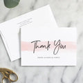 4*6 Inches Business Thank You Card with Custom Logo Outside Blank Inside
