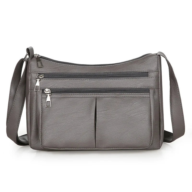 Factory Wholesale Vintage Portable Large Capacity Canvas Shoulder Nylon Crossbody Bag Chains Thread for Shopping Mommy Bags