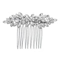 Crystal Wedding Hair Comb Bridal Hair Comb Pearl Wedding Headpiece Silver Hair Accessories
