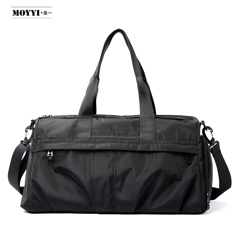 MOYYI Fashion Waterproof Travel Bags for Men Women Blank Bag Waterproof Sport Everyday Gym Bags
