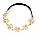 MIO Newest Design Hot Selling Romantic Olive Branch Leaf Decoration Headband Alloy Headband for Women