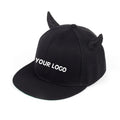 Wholesale Devil Horn Green Underbrim Snapback Hat Gorras Personalizadas Al Por Mayor Custom Snapback Hat
