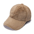 Winter Warm Solid Color Thickened Casual Plush Cap Warm Baseball Cap for WOMEN MEN
