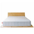 Modern Double Bed Frame Unique Timber Wood Panel Design Easy Assembly Screws Foldable for Home Use-Bedroom Furniture Living Room