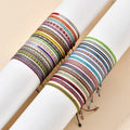 New Handmade Woven Rope Bracelet Ethnic Gift Boho Bracelet Lucky Tibetan String Bracelets Bangles for Women Men