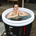 New Inflatable Ice Bath Portable PVC Ice Bath Tub Detachable PVC Inner Inflatable Bath Tub