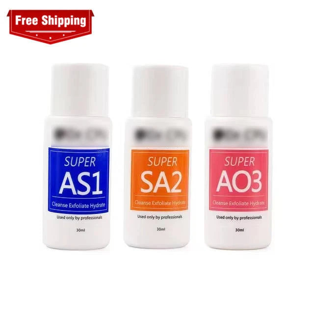 High Concentrated Aqua Peeling Solution AS1 SA2 AO3 for  Beauty Machine Facial Skin Care Strong Cleansing