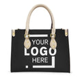 Custom PU Leather Handbag for Women Rectangular Shape with Metal Button Embellishment Simple and Versatile Foldable Lady Bag