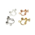 Wholesale 6mm Round Head Clip-on Earring Findings Jewelry Components