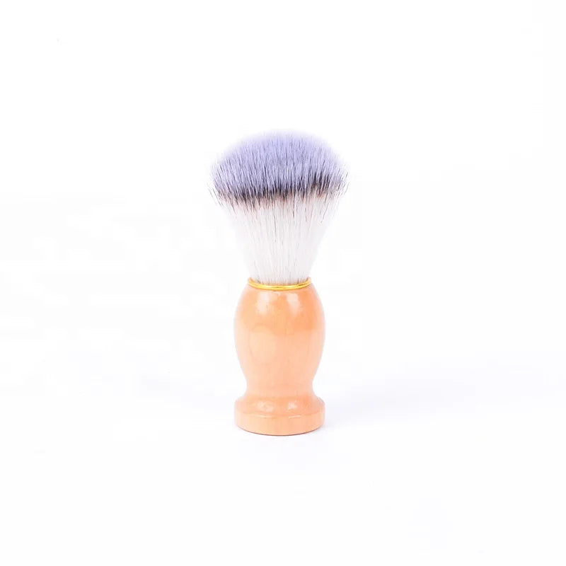 Wholesale Eco-Friendly Badger Boar Bristle Synthetic Hair Beard Shaving Brush with Custom Logo for Face Shaving