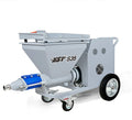 KSY S35 220V High Power Electric Wall Mortar Cement Spray Plaster Machine with 100L Hopper & Gearbox for Construction Works