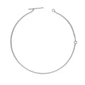 Cheap Fashion Punk Style Men Necklace Minimalist Stainless Steel Long Necklace Y-Shaped OT Clasp Chain for Women
