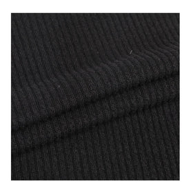 Fashion Design TR Spandex Hacci Rib Knit Combed Jersey Fabric Plain Dyed Lightweight Eco-Friendly OEKO-TEX Certified for Girls