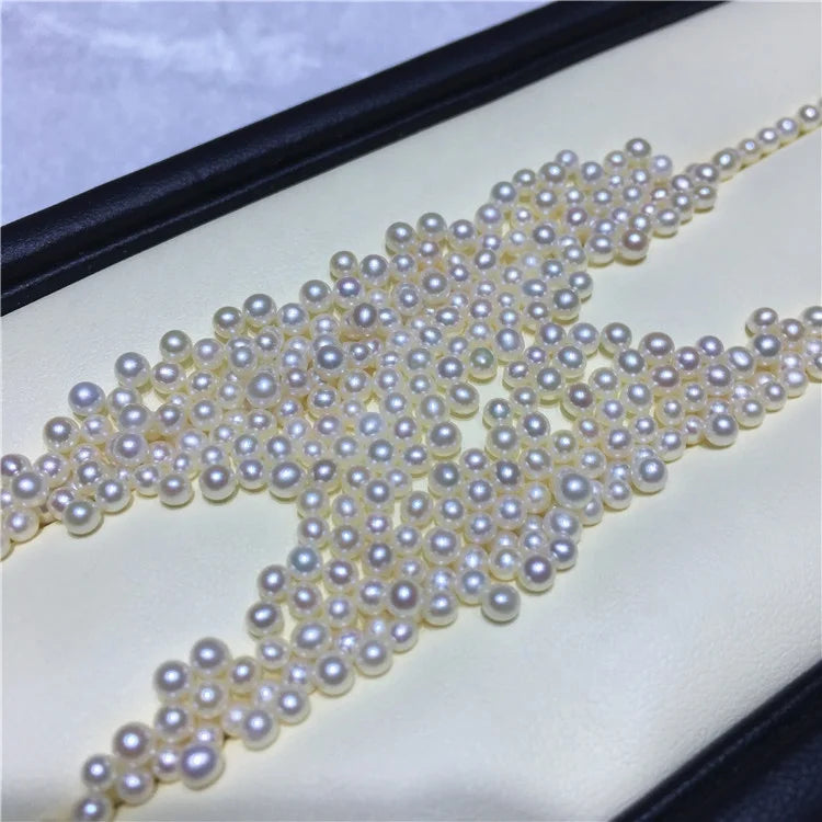 Wholesale 2-6mm Aaaa Grade Mini Pearl Round Seed Small Pearls Natural Freshwater Loose Pearl
