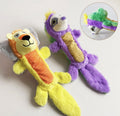 Factory Wholesale Double Sided Plush Pet Toys No Stuffing  Dog Chew Toy Funny Animals Shape Squeaky Dog Toy