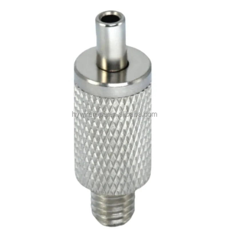 M6 Thread Brass Nickel Plated Adjustable Cable Clamp Hardware Fittings Lighting Accessories for Hanging System Cable