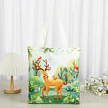 Factory Direct LeShang Brand Reusable Natural Jute & Cotton Canvas Tote Bags with Custom Logo and Full Color Printing China