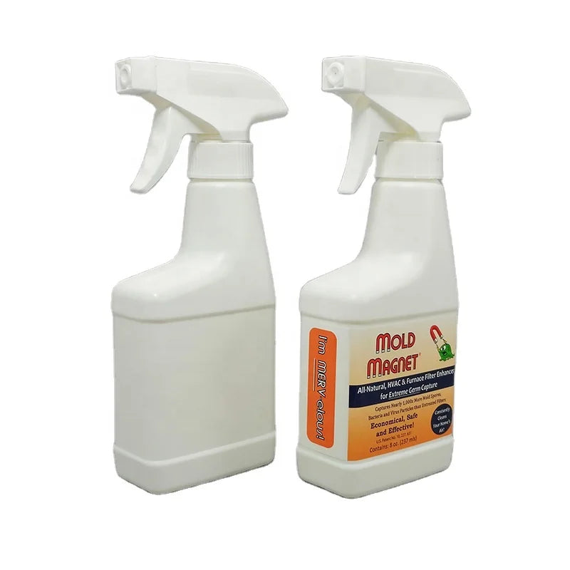 250ml Empty HDPE Plastic White Trigger Spray 8 oz Spray Bottle With White Trigger Sprayer