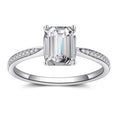 ZHILIAN 3A Zircon 925 Sterling Silver Diamond Rings for Wedding Fine Jewelry Luxury Engagement Rings for Women