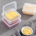 Factory Price Cheese Storage Box Transparent Butter Fruit Vegetable Fresh-keeping Organizer Box Cheese Box Portable Refrigerator
