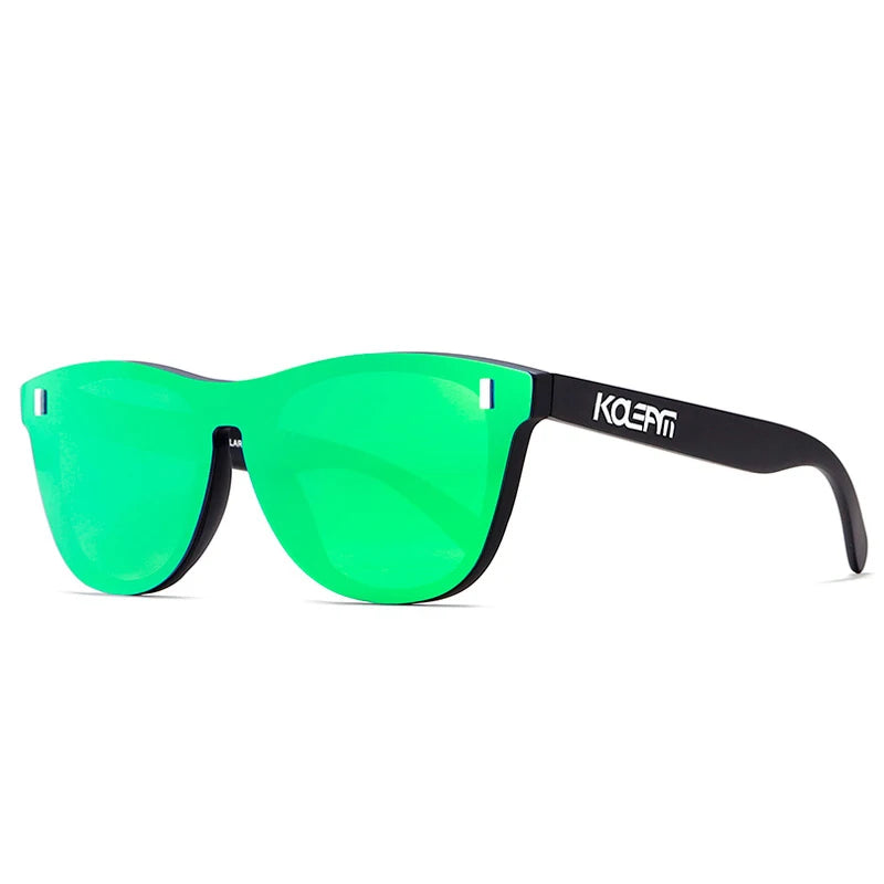 Fashion Rice Nail Design Eyeglasses One Piece Lens Driving Sunglasses TR90 Frame Polarized Outdoor Sports Glasses