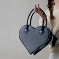 Unique Designer Custom Love Heart Shape Bag Woman New Fashion Handbag Vintage Black Shoulder Bag