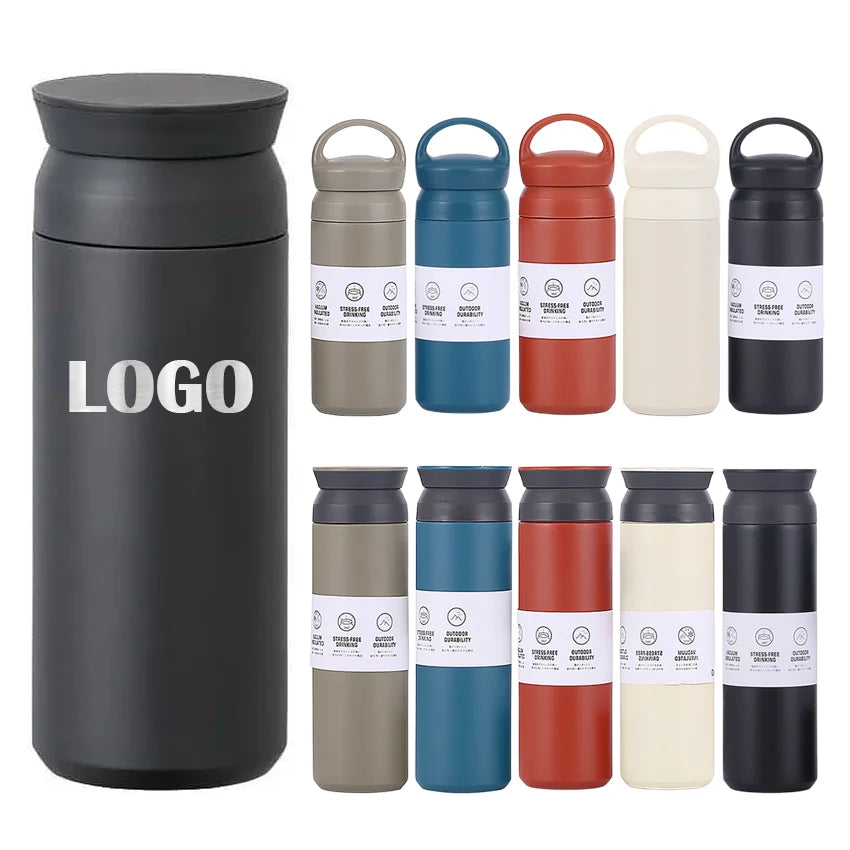 Kintos 350ml 500ml Japanese Leak Proof Double Walled Insulated Stainless Steel Coffee Tumbler Mug With Lid Handle