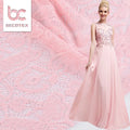 2026 Custom swiss 100%nylon Lace Fabric for Dress Women Party and Wedding Dress