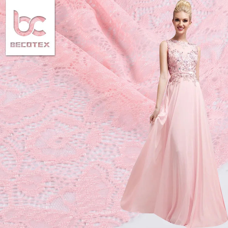 2026 Custom swiss 100%nylon Lace Fabric for Dress Women Party and Wedding Dress