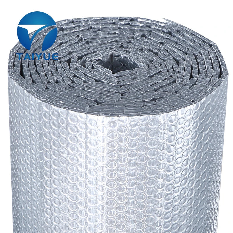 Aluminum Double Bubble Roof Radiant Barrier Insulation Heat Resistant Bubble Foil Insulation Material
