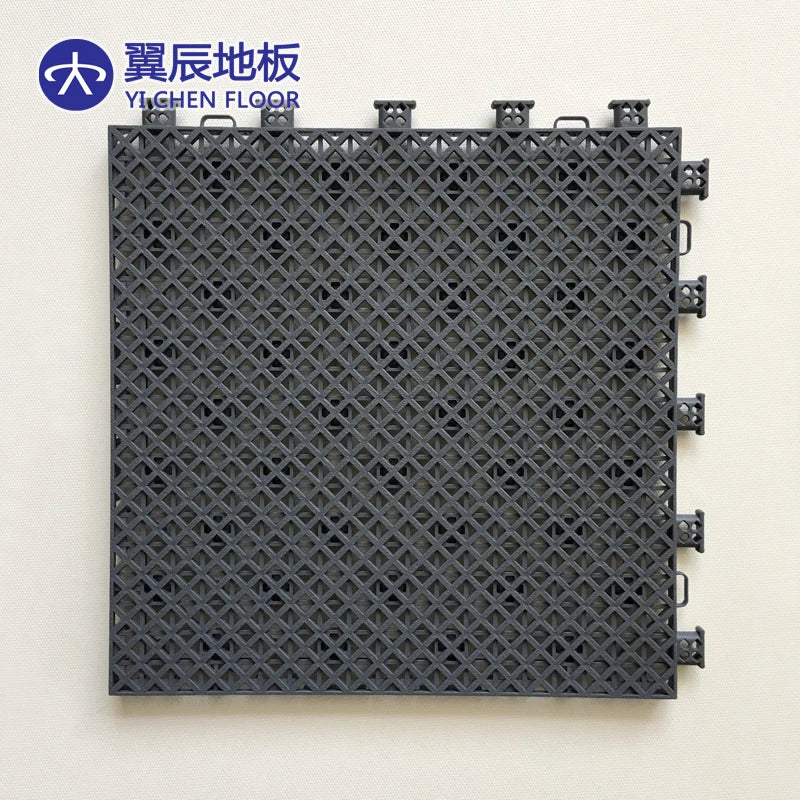 Backyard School Basketball Court Decking-PP Anti-Slip Plain Surface Flooring