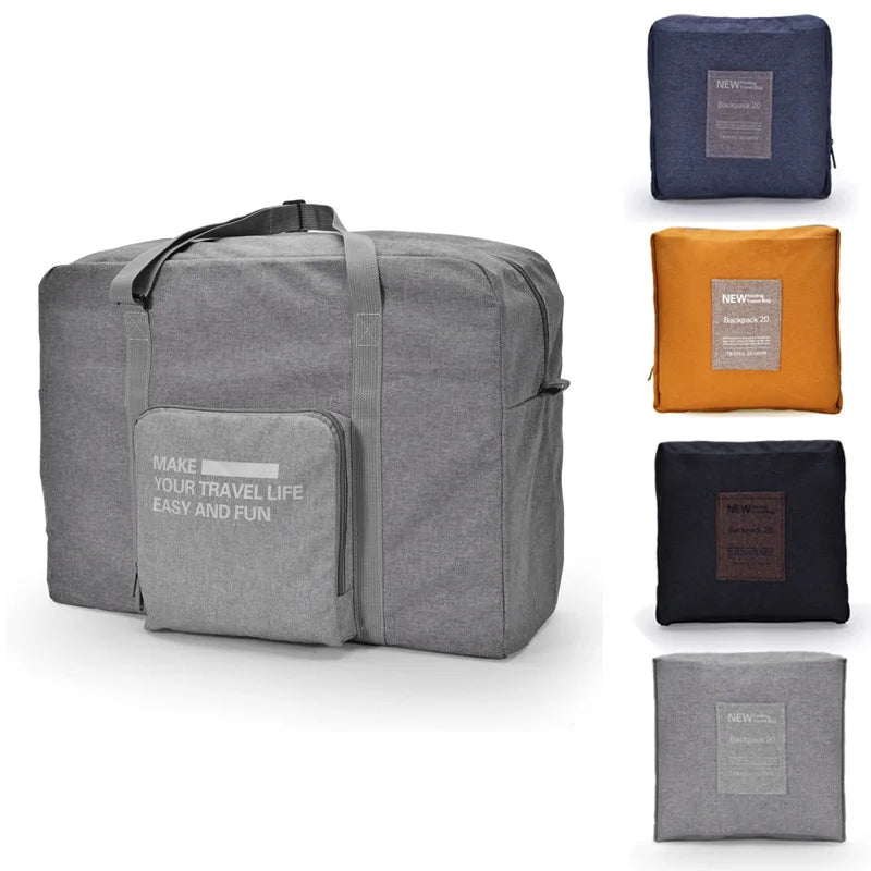 Promotional Gift Lightweight Travel Duffle Tote Bags Foldable Duffel Bag Custom Logo
