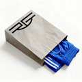 Personalized Kraft Paper Packaging Bags Custom Luxury Gift Garment Paper Shopping Bags with Printed Logo for Mall Retail Store