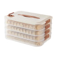 Food Grade Containers Plastic Fresh Storage Box Refrigerator Dumpling Box