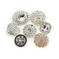 Wholesale Rhinestone Button With Shank Sew on Button DIY Accessories Embellishment LSRB1087