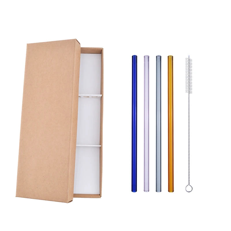 Fast Shipping Eco Friendly Glass Straws Eco Friendly Products 2021 Strohhalm  Top Sell