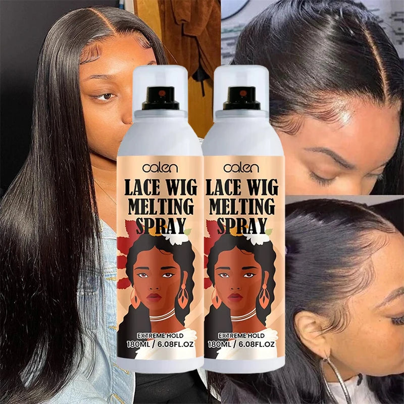Oalen 180ml Fast Dry Invisible Aerosol Lace Melting Spray Hair Adhesive Private Label for Wigs and Hair Extensions