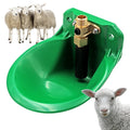 Automatic Animal Drinker Sheep Drinker Copper Valve Sheep Goat Water Bowl Green Plastic Durable Sheep Water Drinking Bowl