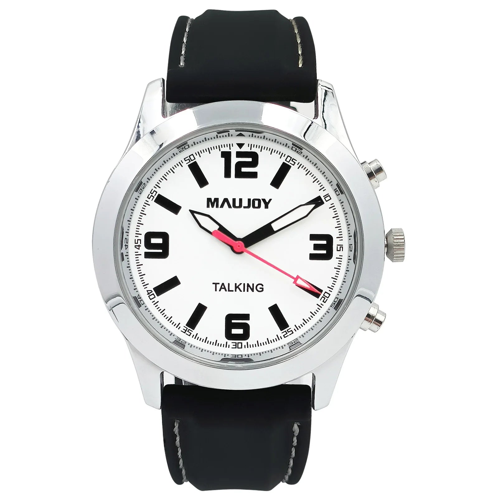 Fancy Spanish English Talking Watch Blind Vision Impairment Low Vision Talking Time Date Alarm
