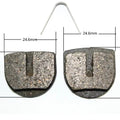 MTB Bike Hydraulic Brake Pads for BMX Kids' Bikes & Road Bicycles Semi-Metallic Disc Brake Pads DIA160mm