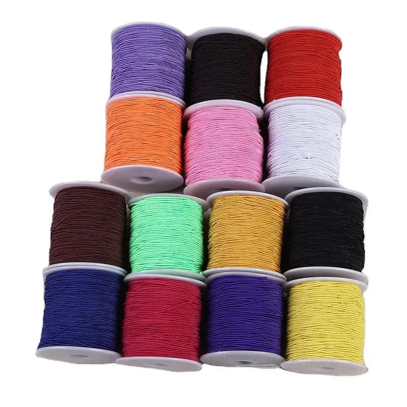DIY Sewing Accessories Custom Color High Elastic Rubber Bungee Rope Shrink Bungee Cord for Jewelry Making