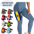 Custom Flag Design PU Waist Pouch Carnival Thigh Bag for Women Waterproof Leg Bag for Carnival Outdoor Sports Running Phone Bag