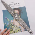 Africa Silver  Motif Rhinestone Patches for  Clothing