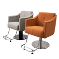 Barber Chair-Multiple Color Options Customizable Color Synthetic Leather Contemporary Design for Dining Bathroom