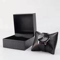Luxury High Quality Custom Logo Black Cardboard Paper Gift Packaging Single Watch Box case
