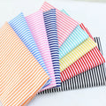 Yaqixin Factory Wholesale 5MM Geometric Stripe Cotton Twill Fabric Single Layer Printing Polo Shirt Men's Fabric