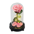 2023 Mother's Day Christmas Preserved Roses in Glass Dome Natural Handmade Eternal Flowers 12x20cm Gift Box