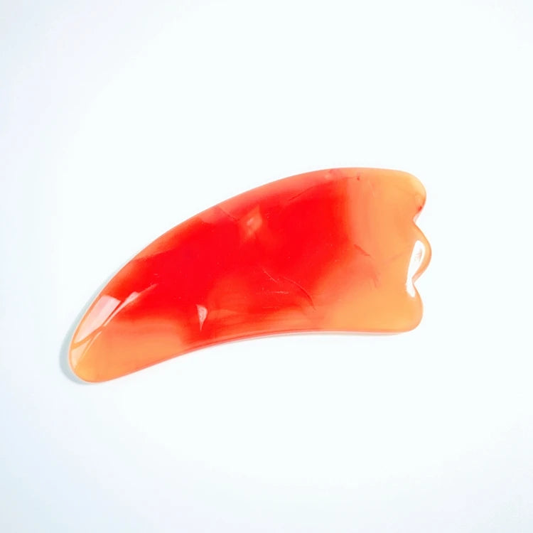 DIY Red Agate Gua Sha Wholesale Natural Gemstone Jade Gua Sha Tool for Face