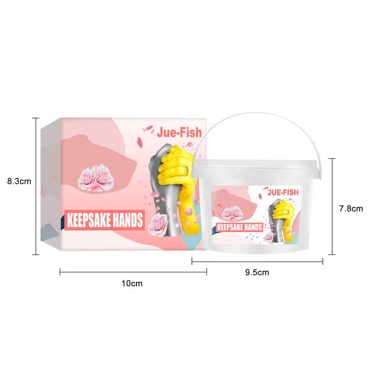 Wholesale Keepsake Gifts Molding Clone Alginate Powder 3D Plaster DIY Hand Casting Kit