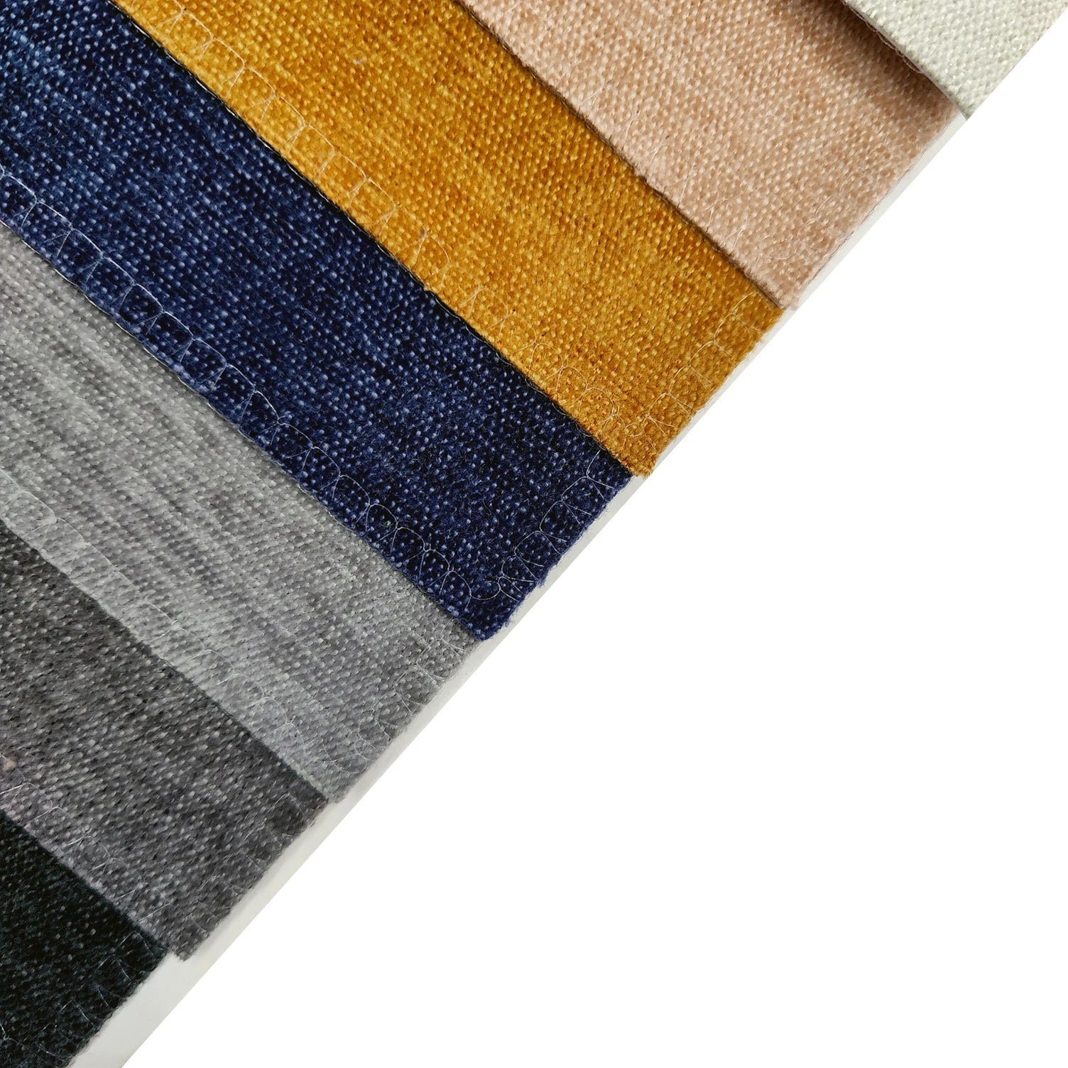M&Y Wholesale Jacquard Woven Polyester Sofa Linen Fabric Roll Many Colors Thicken Upholstery for Cushion Dyed Pattern